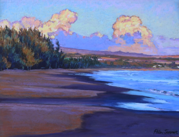 August Afternoon in Waimea, Pastel artwork by Kauai artist Helen Turner