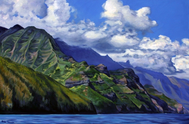 Breathless, Oil artwork by Kauai artist Helen Turner