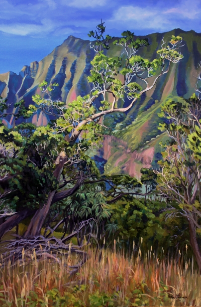 Everlasting, Oil artwork by Kauai artist Helen Turner