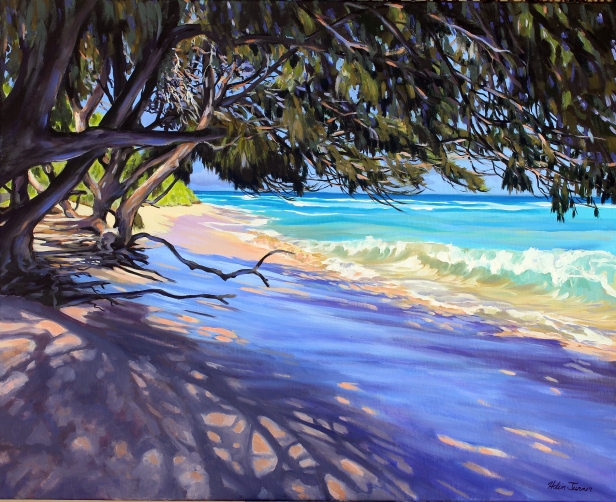 The Shady Side, Hawaiian artwork by Helen Turner