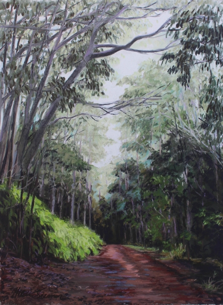 Wanders, Pastel artwork by Kauai artist Helen Turner