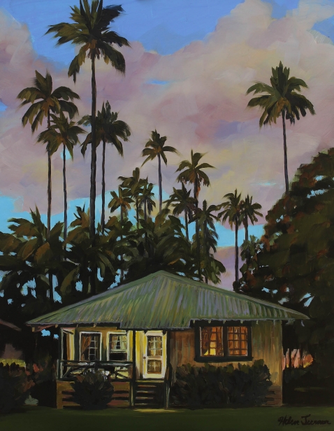 Kauai paintings of plantation cottages